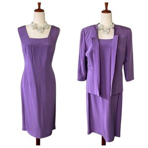🎈Miller Shor vintage SILK 2 piece dress and jacket
